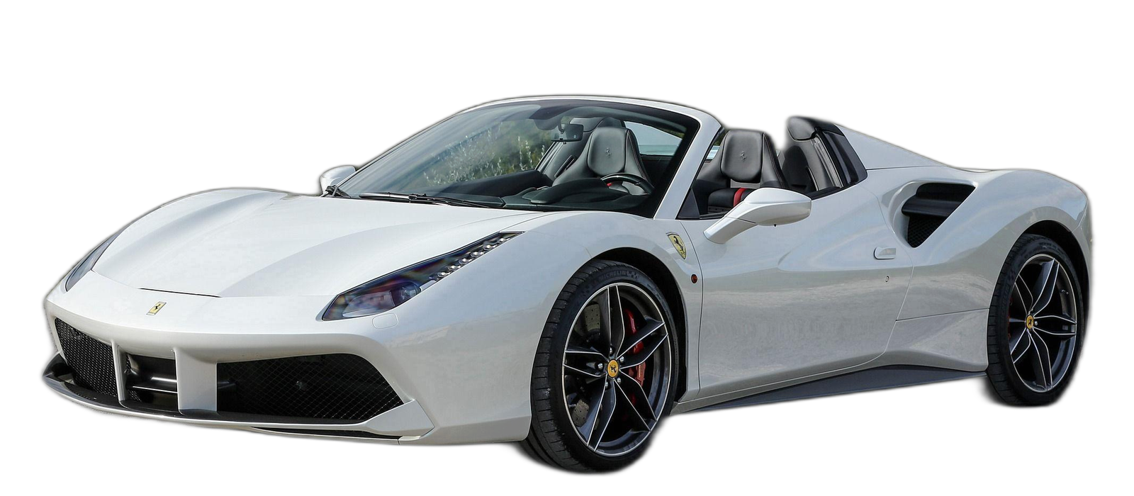 Ferrari 488 Spider white
